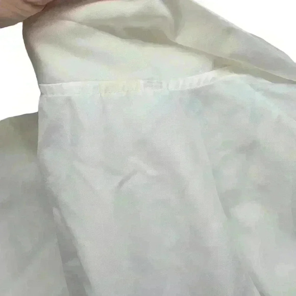 Vintage Classic Fashions Classic White Sheer Button Up Shirt Size 14 *Read* - Picture 16 of 16
